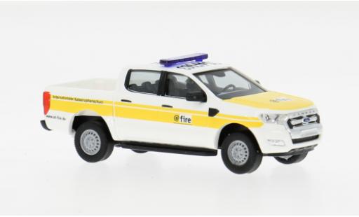 Diecast model cars Ford Ranger 2016 @ fire 1/87 Busch