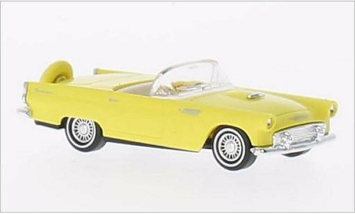 Ford Thunderbird Two-Seater 1/87 Busch Convertible yellow 1956 diecast model cars