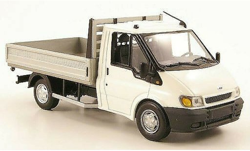Ford Transit Pritsche 1/43 Minichamps flatbed white 2000 diecast model cars