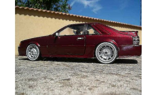 Ford Mustang SVO 1/18 Welly red diecast model cars