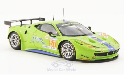 Diecast model cars Ferrari 458 Italia GT2 1/43 Fujimi Italia GT2 No.57 Krohn Racing 24h Le Mans 2012 Ferrari 458 Italia GT2 1/43 Fujimi Italia GT2 No.57 Krohn Racing 24h Le Mans 2012 diecast model cars