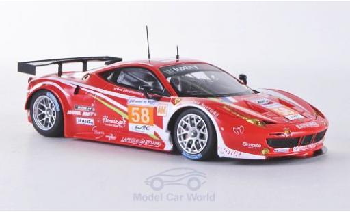 Diecast model cars Ferrari 458 Italia GT2 1/43 Fujimi Italia GT2 No.58 Luxury Racing 24h Le Mans 2012 Ferrari 458 Italia GT2 1/43 Fujimi Italia GT2 No.58 Luxury Racing 24h Le Mans 2012 diecast model cars