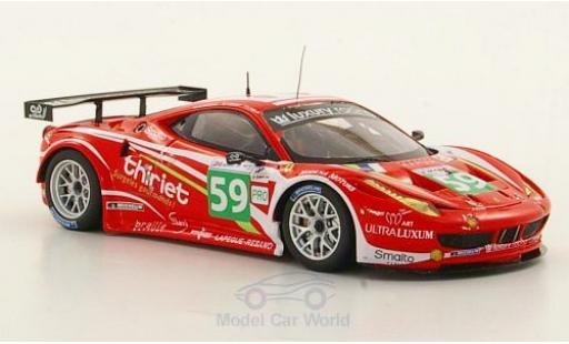 Diecast model cars Ferrari 458 Italia GT2 1/43 Fujimi Italia GT2 No.59 Team Luxury Racing Le Mans 24h Le Mans 2011 S.Ortelli/F.Mako/J.Melo Ferrari 458 Italia GT2 1/43 Fujimi Italia GT2 No.59 Team Luxury Racing Le Mans 24h Le Mans 2011 S.Ortelli/F.Mako/J.Melo diecast model cars