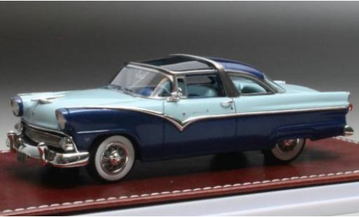 Diecast model cars Ford Fairlane 1/43 GIM   Great Iconic Models GIM - Great Iconic Models Crown Victoria metallic blue foncé/blue clair 1955 Ford Fairlane 1/43 GIM   Great Iconic Models GIM - Great Iconic Models Crown Victoria metallic blue foncé/blue clair 1955 diecast model cars