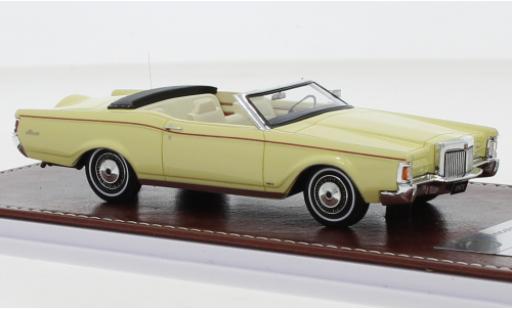 Lincoln Mark 1/43 GIM   Great Iconic Models III Convertible yellow 1971 diecast model cars