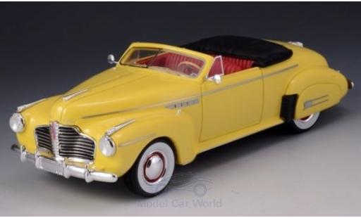 Diecast model cars Buick Roadmaster 1/43 GLM Convertible 76C yellow 1941 Buick Roadmaster 1/43 GLM Convertible 76C yellow 1941 diecast model cars