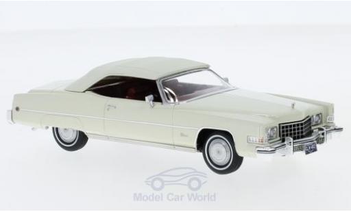 Diecast model cars Cadillac Eldorado 1/43 GLM Convertible white 1973 Cadillac Eldorado 1/43 GLM Convertible white 1973 diecast model cars