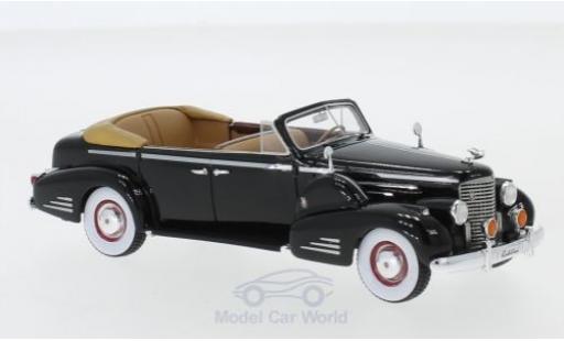 Diecast model cars Cadillac V16 1/43 GLM Series 90 Fleetwood Sedan Convertible black 1938 Cadillac V16 1/43 GLM Series 90 Fleetwood Sedan Convertible black 1938 diecast model cars