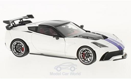 Diecast model cars Chevrolet Corvette C7 1/43 GLM Widebody DarwinPRO Black Sails white/blue 2016 Chevrolet Corvette C7 1/43 GLM Widebody DarwinPRO Black Sails white/blue 2016 diecast model cars
