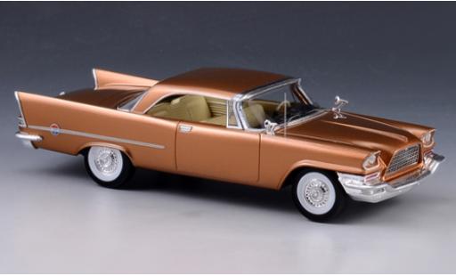 Diecast model cars Chrysler 300C 1/43 GLM Hardtop gold 1957 Chrysler 300C 1/43 GLM Hardtop gold 1957 diecast model cars