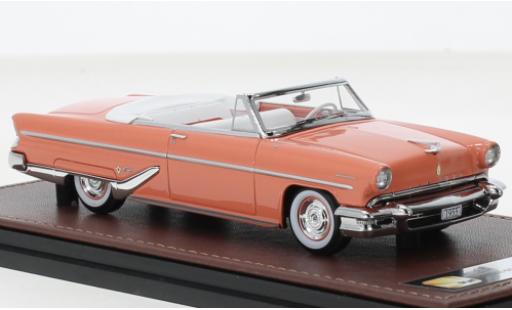 Diecast model cars Lincoln Capri 1/43 GLM Convertible pink 1955 Lincoln Capri 1/43 GLM Convertible pink 1955 diecast model cars