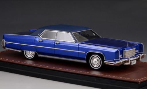 Diecast model cars Lincoln Continental 1/43 GLM Town Car metallic blue/matt-blue 1973 Lincoln Continental 1/43 GLM Town Car metallic blue/matt-blue 1973 diecast model cars