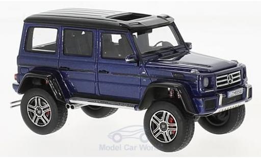 Diecast model cars Mercedes Classe G 1/43 GLM G550 4x4 metallic blue/black 2016 Mercedes Classe G 1/43 GLM G550 4x4 metallic blue/black 2016 diecast model cars