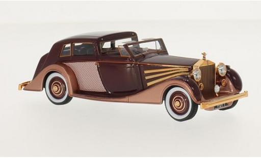 Diecast model cars Rolls Royce Phantom 1/43 GLM III Freestone & Webb Sedanca de Ville red/kupfer RHD 1937 châssis #3CP38 Rolls Royce Phantom 1/43 GLM III Freestone & Webb Sedanca de Ville red/kupfer RHD 1937 châssis #3CP38 diecast model cars