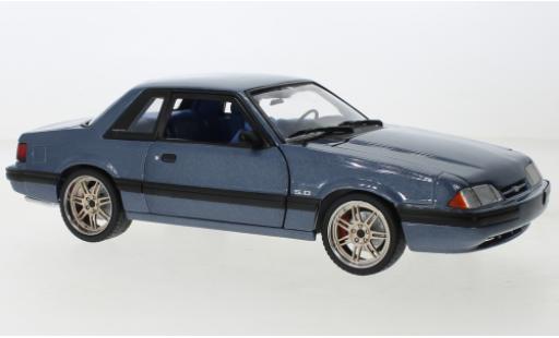 Diecast model cars Ford Mustang 1/18 GMP 5.0 LX metallise blue 1989 Ford Mustang 1/18 GMP 5.0 LX metallise blue 1989 diecast model cars
