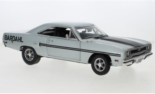 Diecast model cars Plymouth GTX 1/18 GMP Bardahl metallise grey 1970 Plymouth GTX 1/18 GMP Bardahl metallise grey 1970 diecast model cars