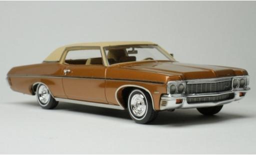 Diecast model cars Chevrolet Impala 1/43 Goldvarg Collections Custom Coupe metallic brown/matt-beige 1970 Chevrolet Impala 1/43 Goldvarg Collections Custom Coupe metallic brown/matt-beige 1970 diecast model cars