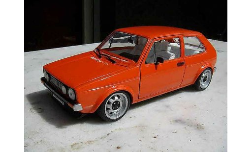 Volkswagen Golf GTI 1/18 Solido jantes ATS 15 pouces orange diecast model cars