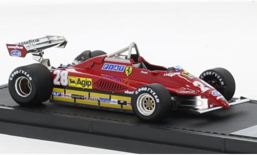 Diecast model cars Ferrari 126 1/43 GP Replicas C2 No.28 Scuderia Formel 1 1982 Ferrari 126 1/43 GP Replicas C2 No.28 Scuderia Formel 1 1982 diecast model cars