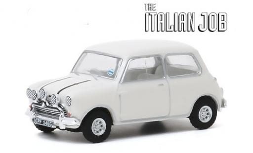 Diecast model cars Austin Mini 1/64 Greenlight Cooper S 1275 MkI white/black RHD 1967 The Italian Job Austin Mini 1/64 Greenlight Cooper S 1275 MkI white/black RHD 1967 The Italian Job diecast model cars