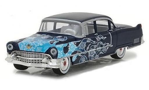 Cadillac Fleetwood 1/64 Greenlight Series 60 blue/Dekor 1955 diecast model cars