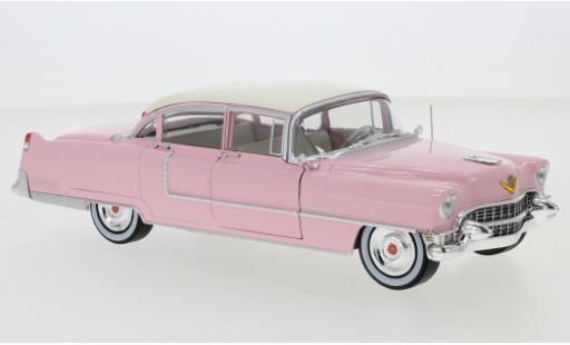 Diecast model cars Cadillac Fleetwood 1/24 Greenlight Series 60 pink/white 1955 Cadillac Fleetwood 1/24 Greenlight Series 60 pink/white 1955 diecast model cars