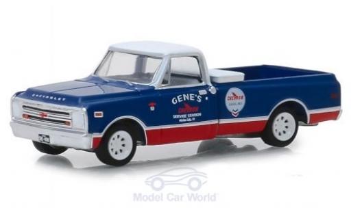Diecast model cars Chevrolet C-10 1/64 Greenlight Genes Chevron Service Station 1968 Chevrolet C-10 1/64 Greenlight Genes Chevron Service Station 1968 diecast model cars