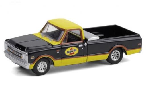 Diecast model cars Chevrolet C-10 1/64 Greenlight Pennzoil 1968 Chevrolet C-10 1/64 Greenlight Pennzoil 1968 diecast model cars