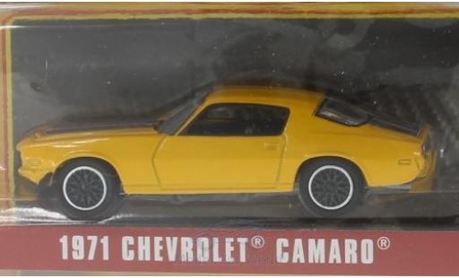 Diecast model cars Chevrolet Camaro 1/64 Greenlight yellow 1971 Chevrolet Camaro 1/64 Greenlight yellow 1971 diecast model cars