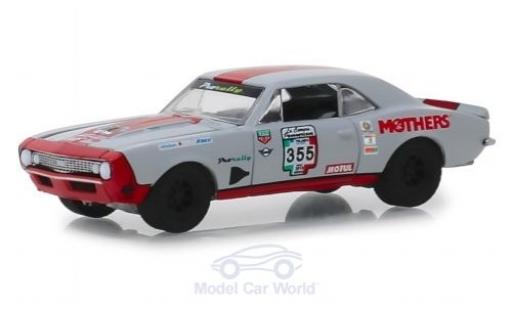Diecast model cars Chevrolet Camaro 1/64 Greenlight SS grey/orange No.355 La Carrera Panamericana 1967 Chevrolet Camaro 1/64 Greenlight SS grey/orange No.355 La Carrera Panamericana 1967 diecast model cars