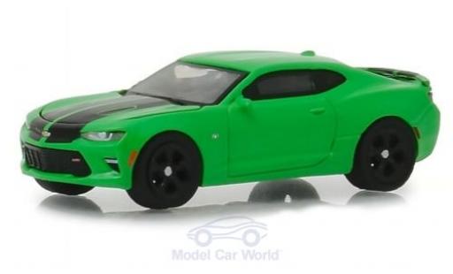 Diecast model cars Chevrolet Camaro 1/64 Greenlight SS green/black 2017 Chevrolet Camaro 1/64 Greenlight SS green/black 2017 diecast model cars