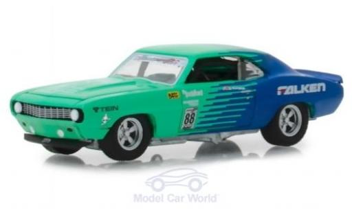 Diecast model cars Chevrolet Camaro Z28 1/64 Greenlight Z/28 Falken 1969 Chevrolet Camaro Z28 1/64 Greenlight Z/28 Falken 1969 diecast model cars