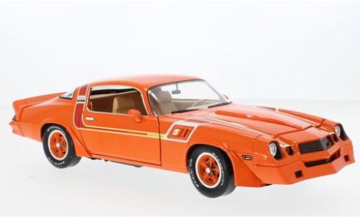 Diecast model cars Chevrolet Camaro 1/18 Greenlight Z28 Hugger General Motors Special orange 1980 1:18 Chevrolet Camaro 1/18 Greenlight Z28 Hugger General Motors Special orange 1980 1:18 diecast model cars