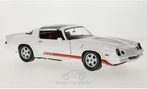 Diecast model cars Chevrolet Camaro Z28 1/18 Greenlight Z28 white/red 1981 Chevrolet Camaro Z28 1/18 Greenlight Z28 white/red 1981 diecast model cars