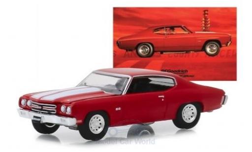 Diecast model cars Chevrolet Chevelle 1/64 Greenlight SS 454 red/white Alexander Bluebird 1970 Chevrolet Chevelle 1/64 Greenlight SS 454 red/white Alexander Bluebird 1970 diecast model cars