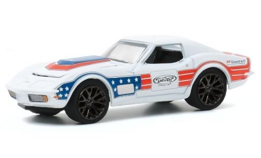 Diecast model cars Chevrolet Corvette 1/64 Greenlight C3 Tuning white/Dekor BF Goodrich 1972 Chevrolet Corvette 1/64 Greenlight C3 Tuning white/Dekor BF Goodrich 1972 diecast model cars