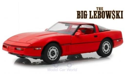 Chevrolet Corvette 1/18 Greenlight C4 red The Big Lebowski 1985 diecast model cars