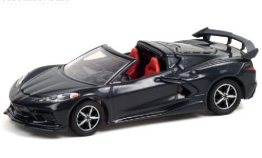 Diecast model cars Chevrolet Corvette 1/64 Greenlight Stingray Convertible (C8) metallic grey 2020 Chevrolet Corvette 1/64 Greenlight Stingray Convertible (C8) metallic grey 2020 diecast model cars