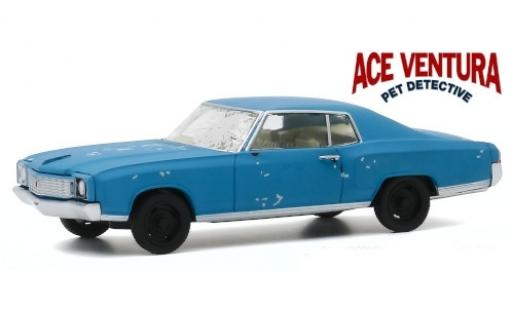 Diecast model cars Chevrolet Monte Carlo 1/43 Greenlight matt-blue Ace Ventura - Pet Detective 1972 avec traces d Chevrolet Monte Carlo 1/43 Greenlight matt-blue Ace Ventura - Pet Detective 1972 avec traces d diecast model cars