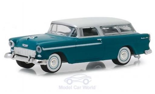 Diecast model cars Chevrolet Nomad 1/64 Greenlight türkis/beige 1955 Chevrolet Nomad 1/64 Greenlight türkis/beige 1955 diecast model cars