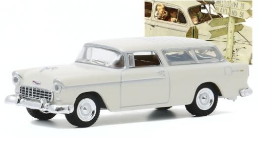 Diecast model cars Chevrolet Nomad 1/64 Greenlight white 1955 Chevrolet Nomad 1/64 Greenlight white 1955 diecast model cars