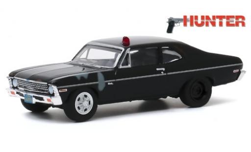 Diecast model cars Chevrolet Nova 1/64 Greenlight matt-black 1969 Hunter (TV Serie) avec traces d Chevrolet Nova 1/64 Greenlight matt-black 1969 Hunter (TV Serie) avec traces d diecast model cars