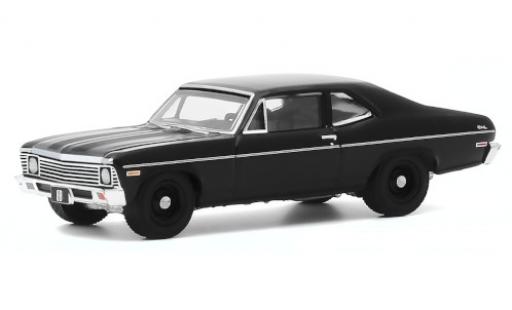 Diecast model cars Chevrolet Nova 1/64 Greenlight black 1968 Chevrolet Nova 1/64 Greenlight black 1968 diecast model cars
