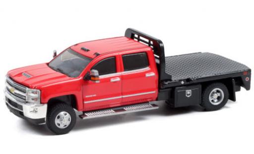 Diecast model cars Chevrolet Silverado 1/64 Greenlight 3500HD Dually red 2016 Chevrolet Silverado 1/64 Greenlight 3500HD Dually red 2016 diecast model cars