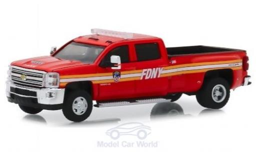 Chevrolet Silverado 1/64 Greenlight 3500HD FDNY 2018 diecast model cars