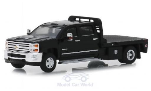 Diecast model cars Chevrolet Silverado 1/64 Greenlight 3500HD black 2018 Chevrolet Silverado 1/64 Greenlight 3500HD black 2018 diecast model cars