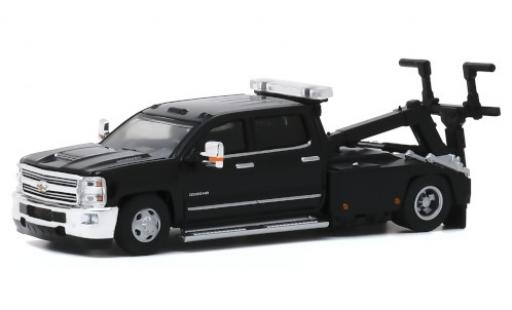 Diecast model cars Chevrolet Silverado 1/64 Greenlight 3500HD Wrecker black 2018 Chevrolet Silverado 1/64 Greenlight 3500HD Wrecker black 2018 diecast model cars