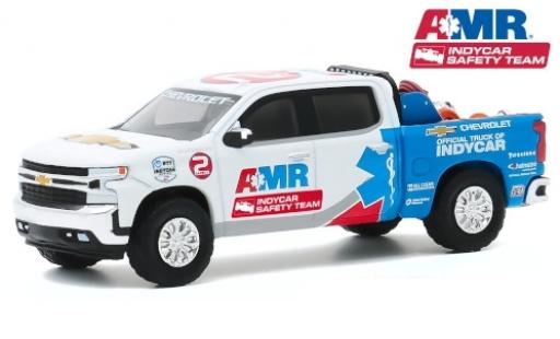 Chevrolet Silverado 1/64 Greenlight AMR IndyCar Safety Team 2020 Official Truck of Indycar diecast model cars