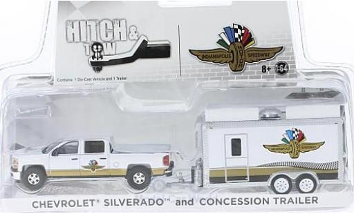 Chevrolet Silverado 1/64 Greenlight Indianapolis Motor Speedway mit Verkaufsanhänger diecast model cars