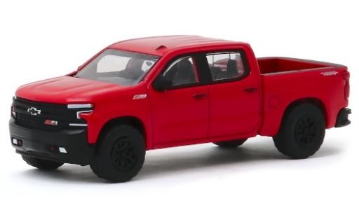 Diecast model cars Chevrolet Silverado 1/64 Greenlight Trail Boss red 2019 Chevrolet Silverado 1/64 Greenlight Trail Boss red 2019 diecast model cars